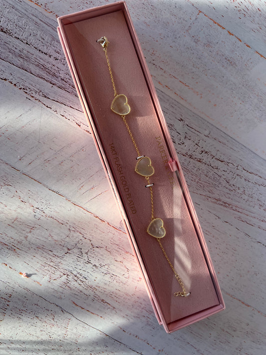 Pulsera bañada en oro