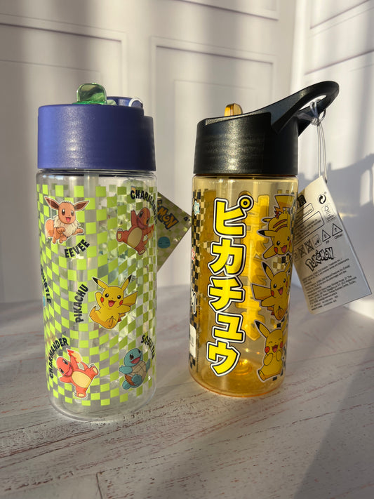 Botellas de Pokemon y Pikachu